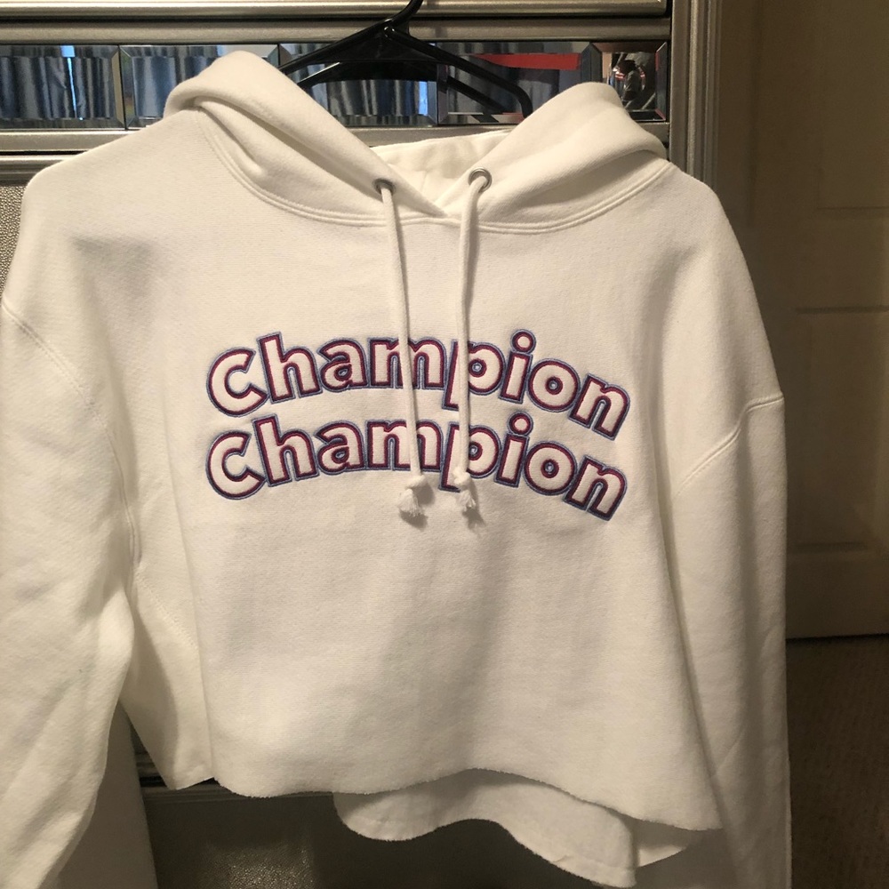 Champion cropped hoodie